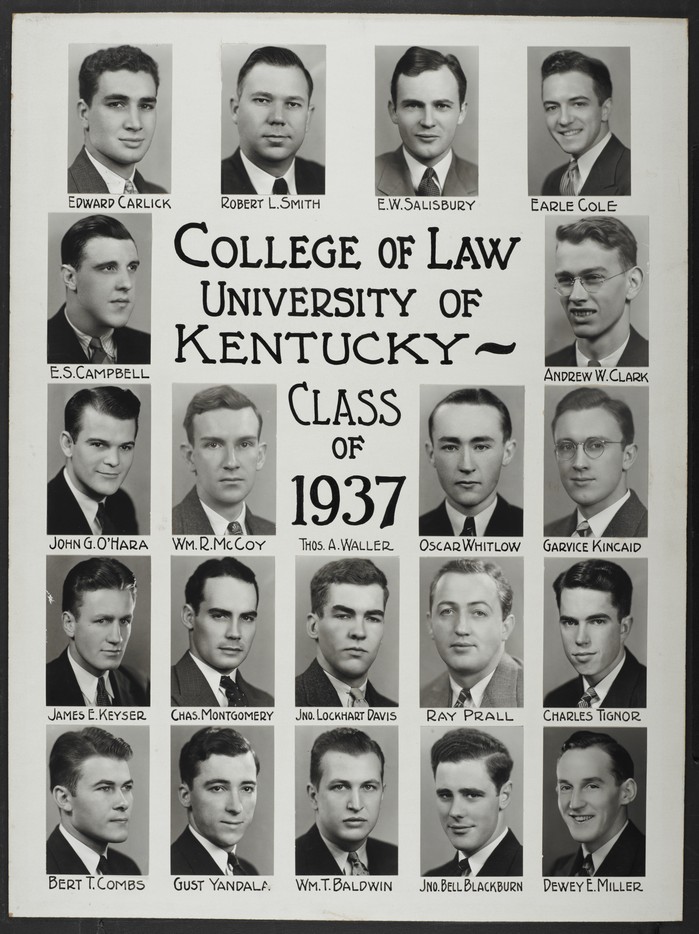 College of Law Class of 1937