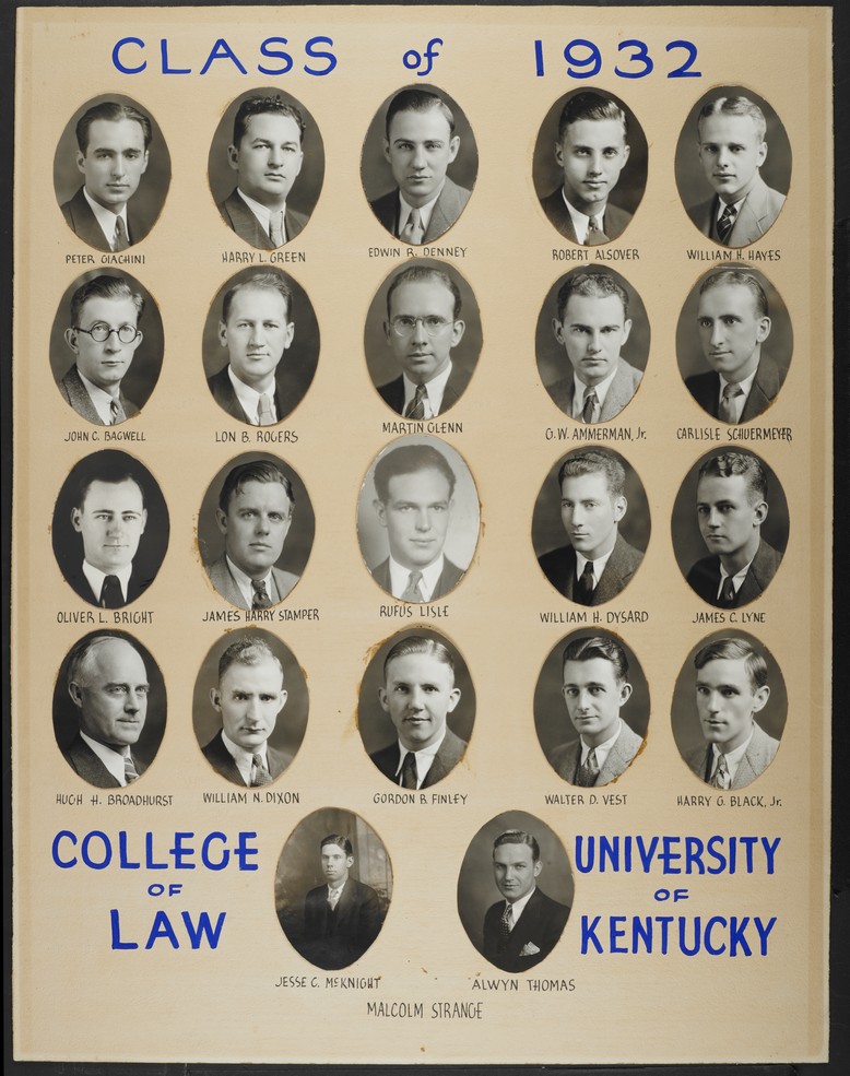 College of Law Class of 1932