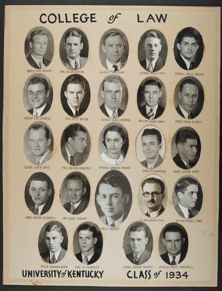 College of Law Class of 1934