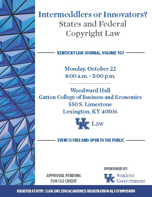 Intermeddlers or Innovators? States and Federal Copyright Law