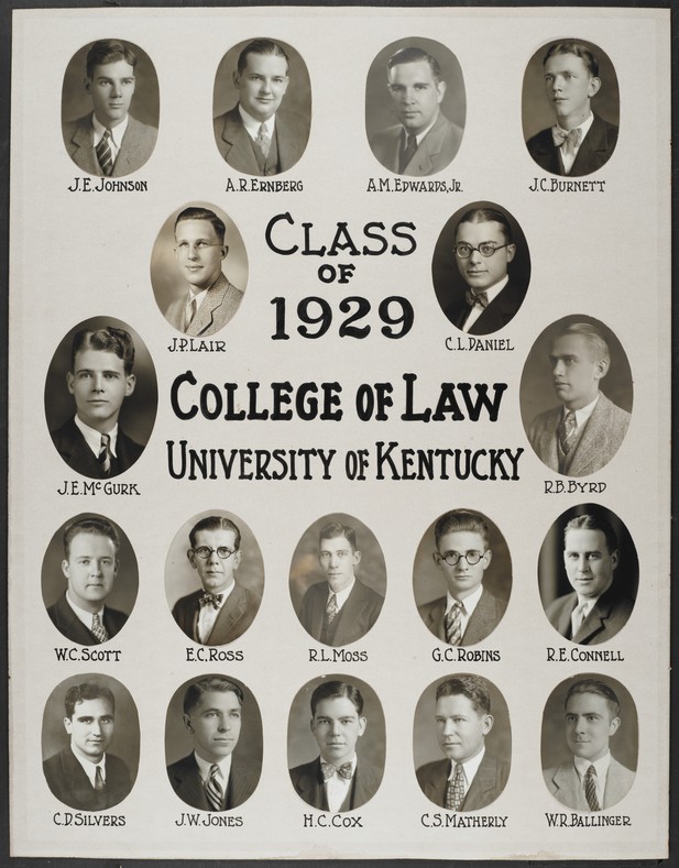 College of Law Class of 1929