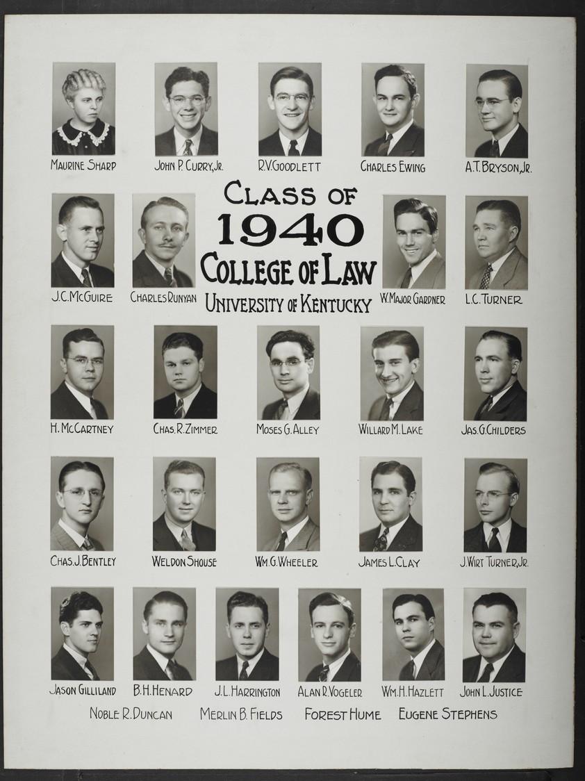 College of Law Class of 1940