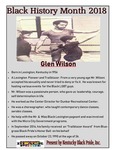 February 5: Glen Wilson by Reinette F. Jones