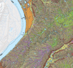 Surficial Geologic Map of the Rising Sun 7.5-Minute Quadrangle, Kentucky
