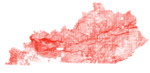 Kentucky Structural Contours from Digitally Vectorized Geologic Quadrangles