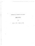 Annual Report for July 1, 1977 - June 30, 1978