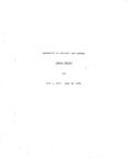 Annual Report for July 1, 1979 - June 30, 1980