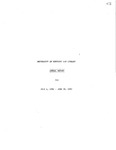 Annual Report for July 1, 1981 - June 30, 1982