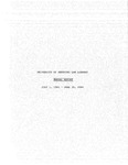 Annual Report for July 1, 1983 - June 30, 1984