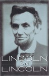 Lincoln on Lincoln by Paul M. Zall