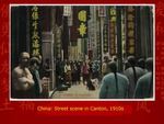 China: Street Scene in Canton by Gordon Hogg